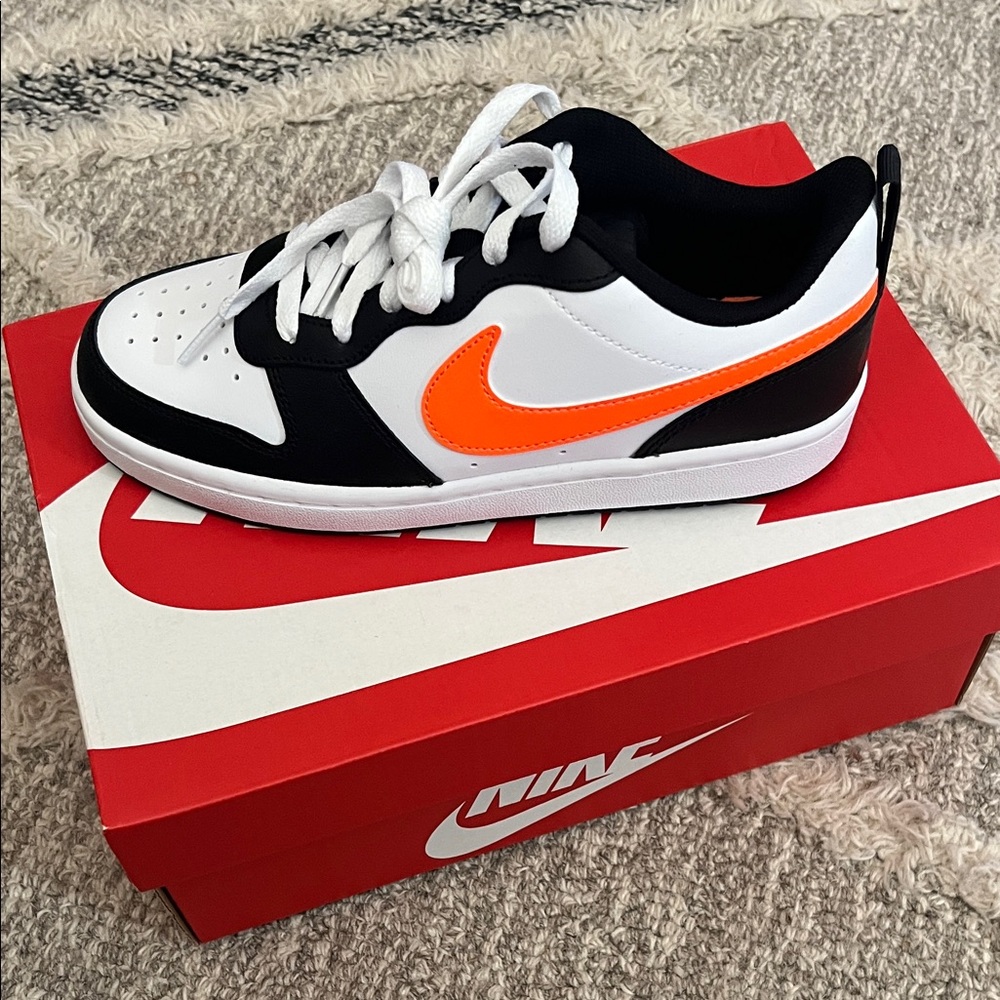 Nike Sneakers - Black, White, and Orange